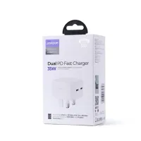 

                                    Joyroom L-2P356 Dual PD Fast Charging Adapter